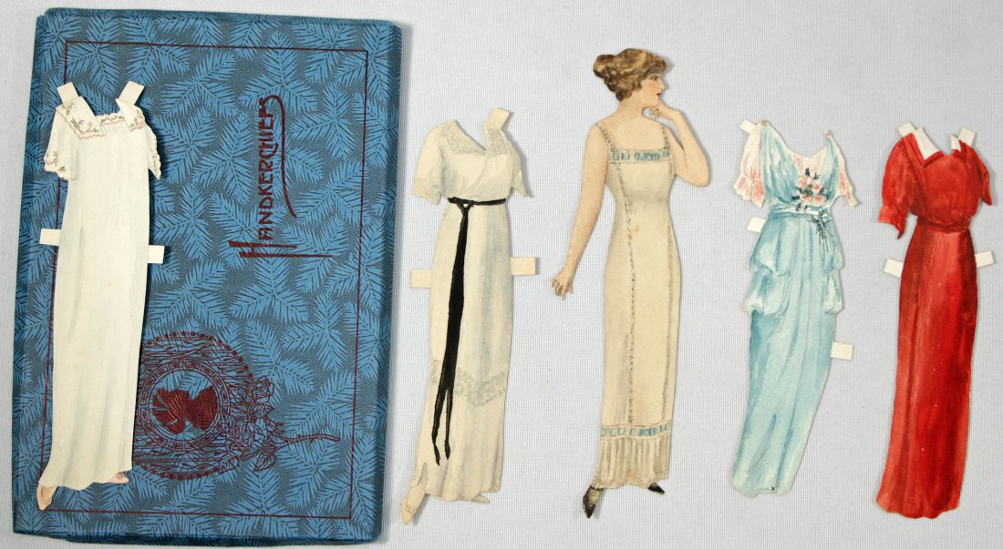1910 HANDMADE LADY PAPER DOLL (1 of 1)