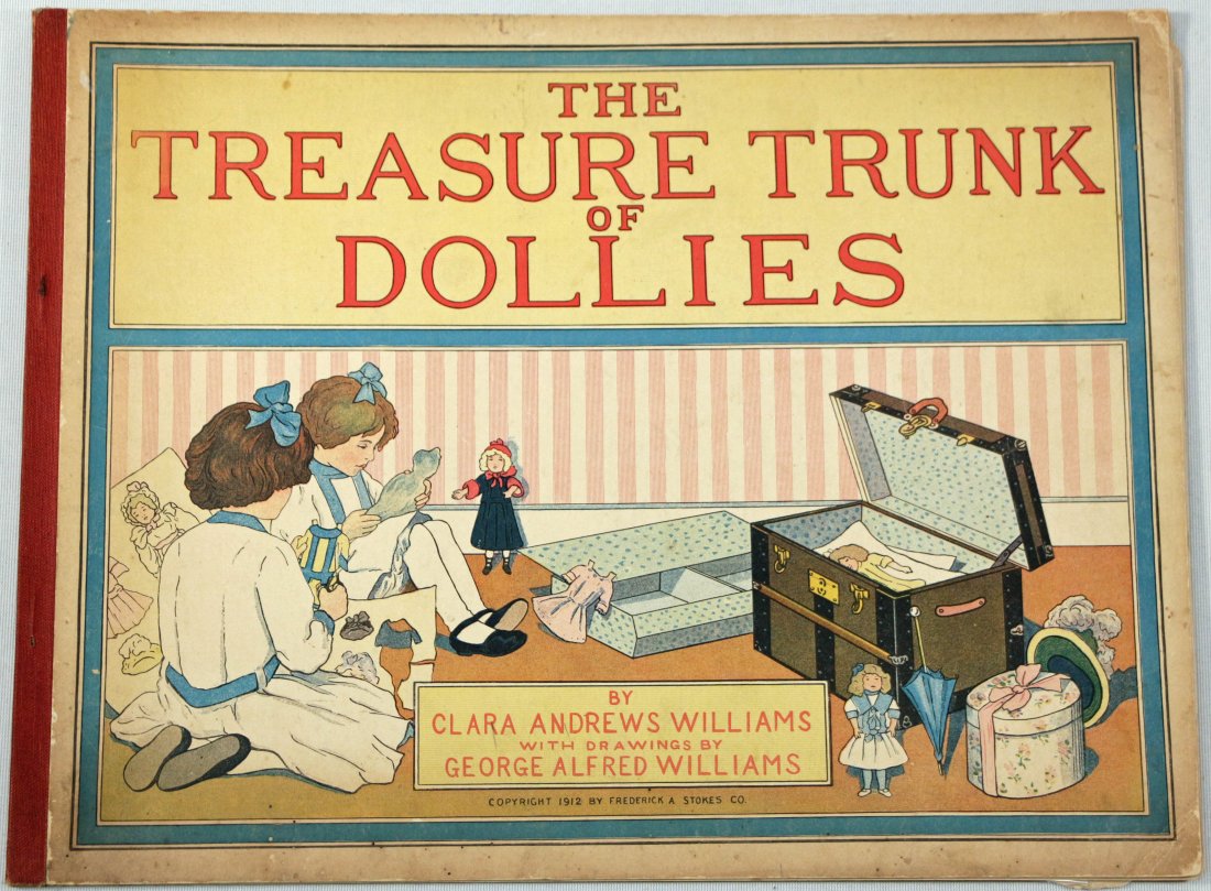 THE TRESURE TRUNK OF DOLLIES PAPER DOLL BOOK BY STOKES (1 of 2)