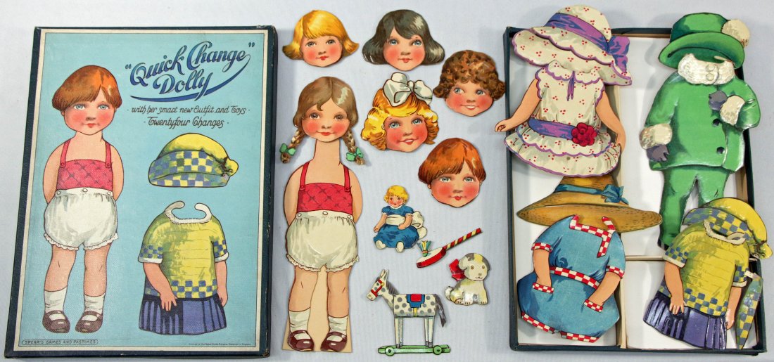 BOXED PAPER DOLL "QUICK CHANGE DOLLY" BY SPEARS (1 of 1)