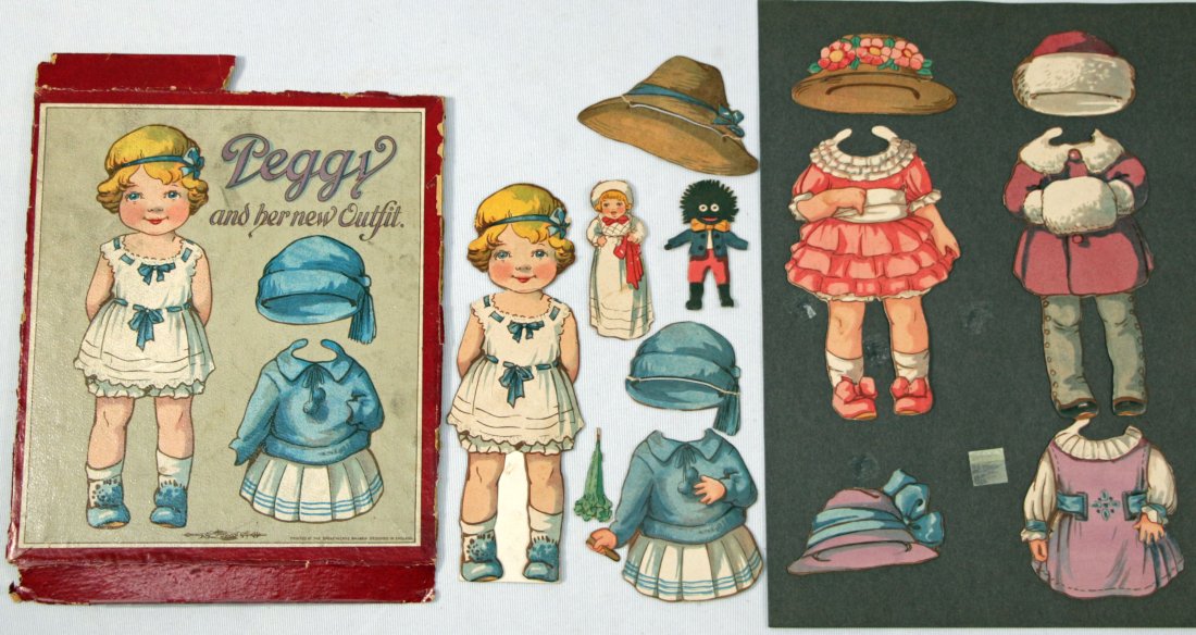 "PEGGY AND HER NEW OUTFIT" PAPER DOLL BY SPEARS (1 of 2)