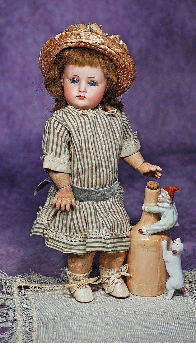 VERY RARE GERMAN BISQUE ART CHARACTER, 700, BY MARSEILLE.  11”.  Marks:  700, 2.  Bisque (1 of 2)