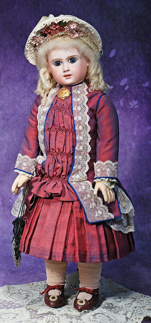 LOVELY FRENCH BISQUE BEBE “PHENIX STAR” BY STEINER SUCCESSORS.  22”.  Marks: (1 of 2)