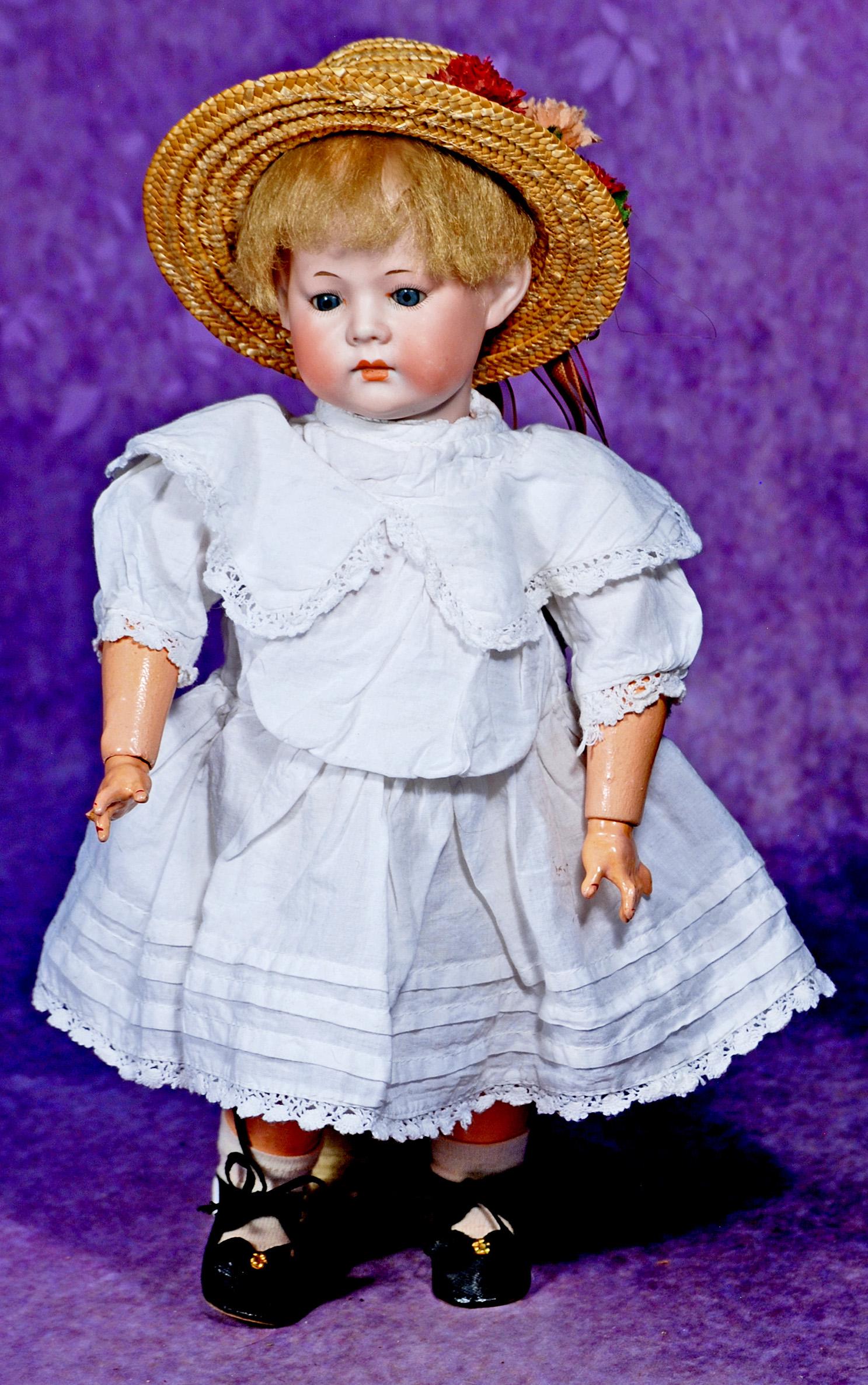 GERMAN BISQUE “FANY” CHARACTER BY MARSEILLE.  13”. Marks: 231 D.R.M.R. 248 Fany A (1 of 2)