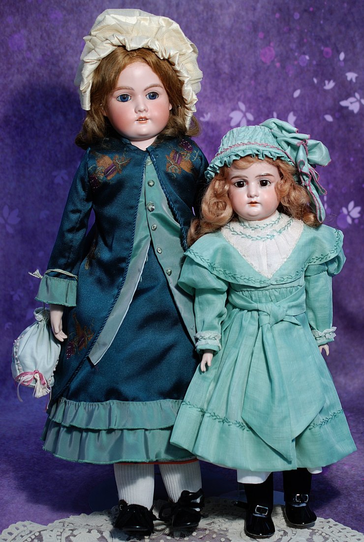 TWO GERMAN BISQUE DOLLS (1 of 1)
