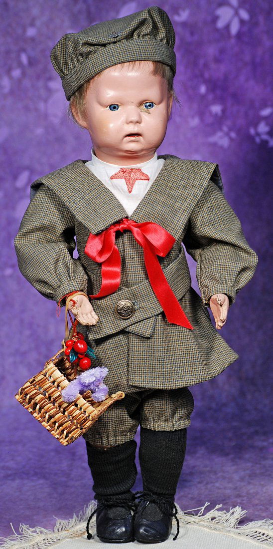 SCHOENHUT WOODEN BABY FACE TODLER (1 of 2)