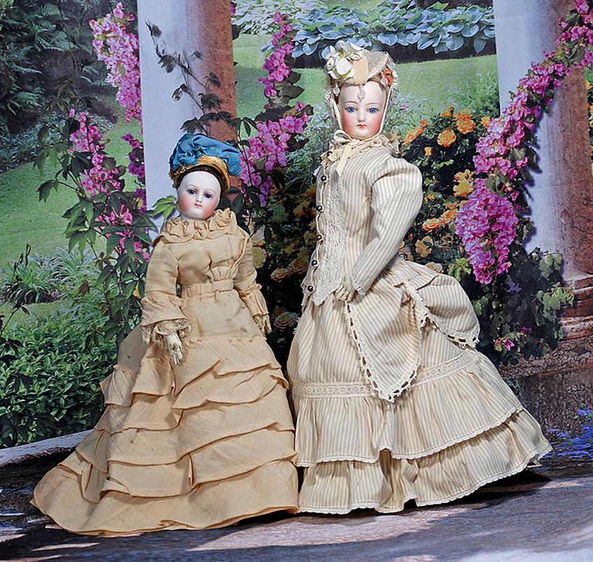 FRENCH BISQUE POUPEE BY BRU, SIZE 0. 13”. Marks: 0. Bisque swivel head on bisque: FRENCH BISQUE POUPEE BY BRU, SIZE 0. 13”. Marks: 0. Bisque swivel head on bisque shoulderplate, inset blue enamel eyes, dark eyeliner, painted lashes, feathered and arched brows, closed mouth, a