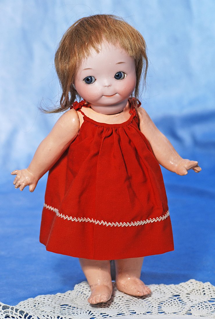 IMPISH GERMAN BISQUE GOOGLY BY MARSEILLE. (1 of 2)