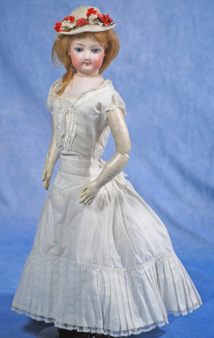 FRENCH BISQUE POUPEE BY GAULTHIER. (1 of 2)