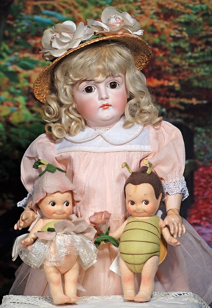 R. JOHN WRIGHT KEWPIES “FLEUR” AND “FLIT” UFDC EXCLUSIVES.  6”. Each (1 of 2)
