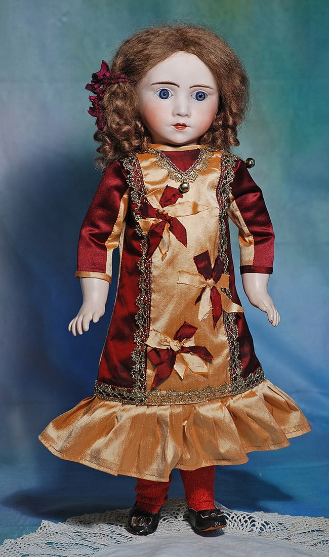 FRENCH BISQUE BEBE ATTRIBUTED TO S.F.B.J.  Marks: Frabrication Francaise Paris SFBJ (sticker on (1 of 2)