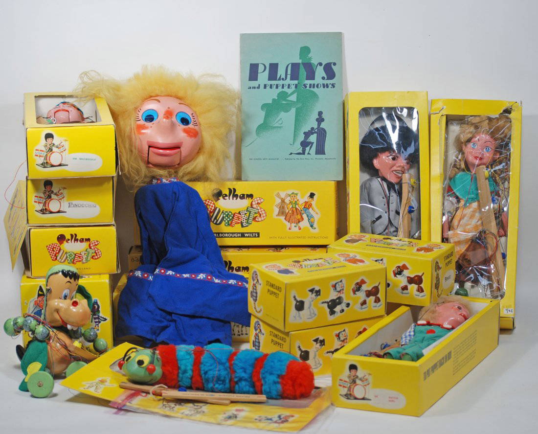 Large C Ollection Of Fifteen English Pelham Auction