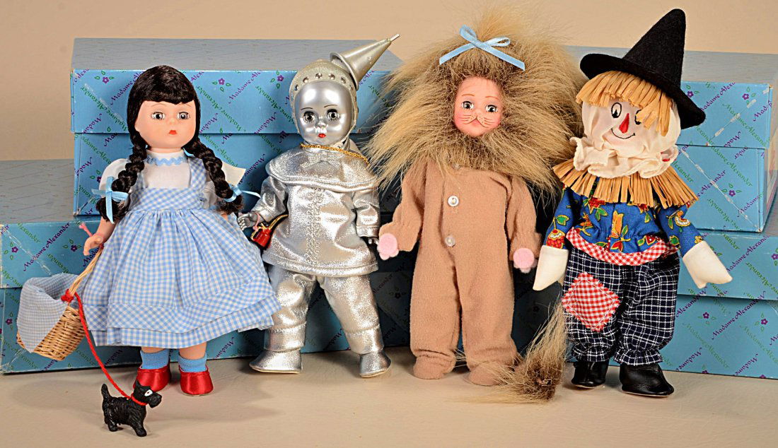 FOUR ALEXANDER WIZARD OF OZ DOLLS (1 of 1)
