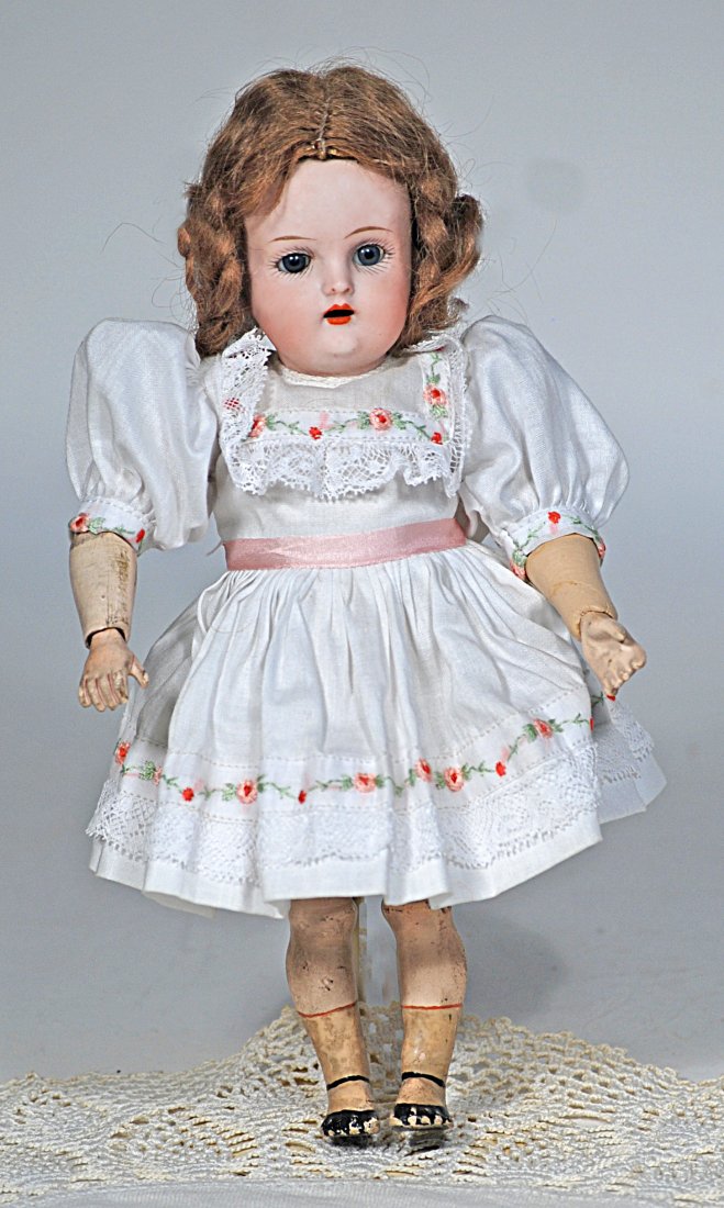 PETITE GERMAN BISQUE DOLL BY  MYSTERY MAKER (1 of 1)