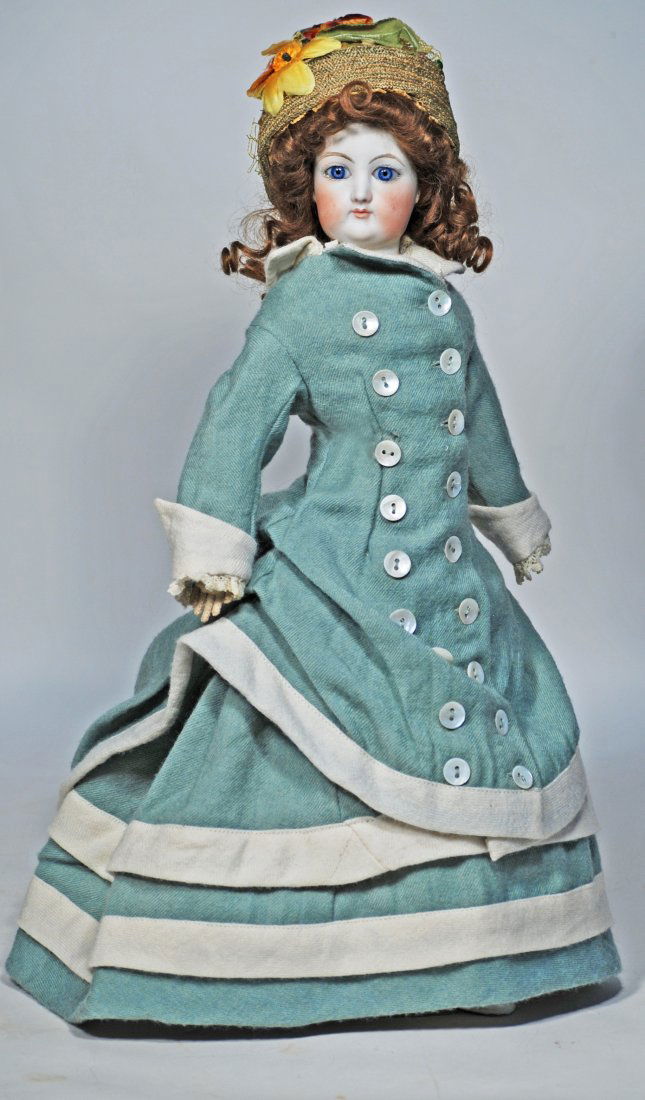 REPRODUCTION FRENCH BISQUE FASHION DOLL (1 of 2)