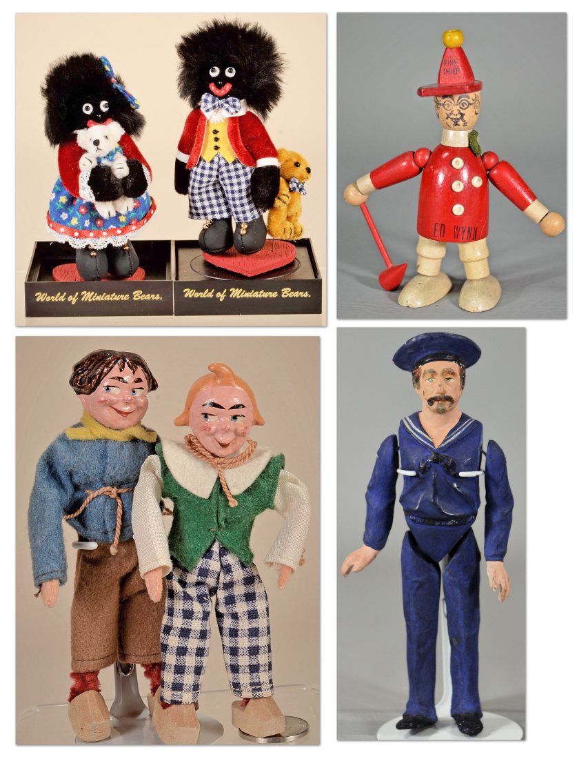 GROUP OF MINIATURE DOLLS. (1 of 1)