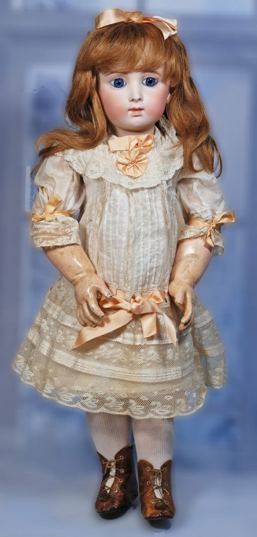 LOVELY FRENCH BISQUE TRISTE BEBE BY JUMEAU. (1 of 4)