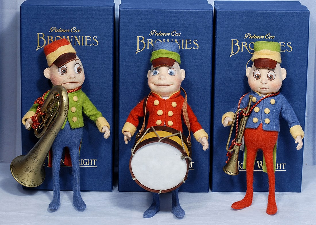 THREE R  JOHN WRIGHT BROWNIE BAND FIGURES (1 of 1)