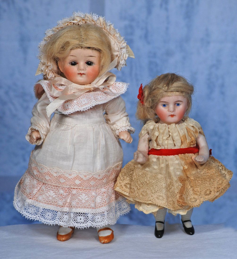 TWO GERMAN BISQUE DOLLS (1 of 1)