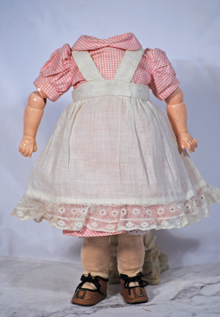 ANTIQUE COMPOSITION DOLL BODY. (1 of 1)