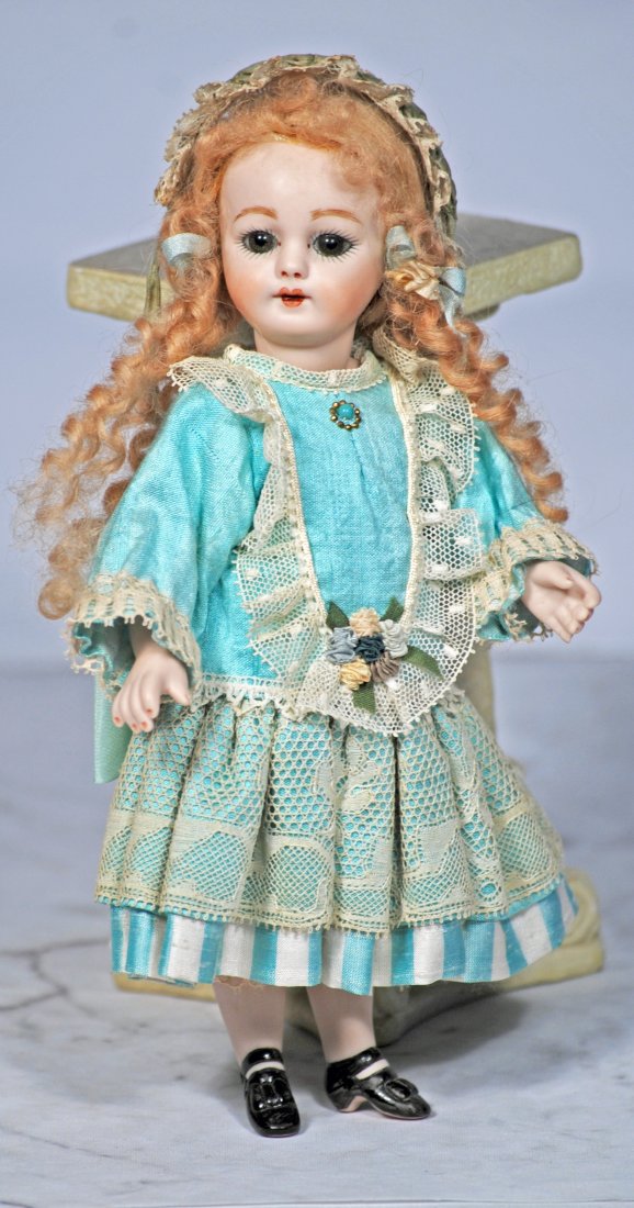 FRENCH TYPE ALL-BISQUE DOLL BY ARTIST. (1 of 1)