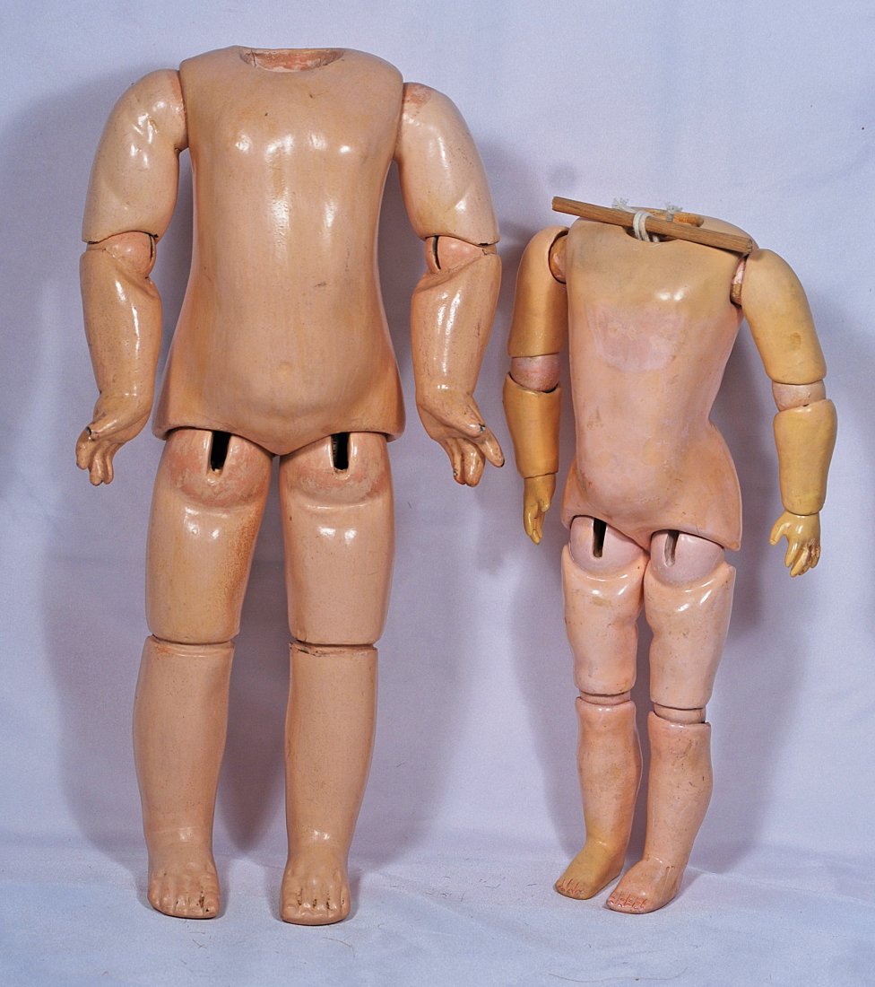 JUMEAU COMPOSITION DOLL BODY AND GERMAN COMPOSITION DOLL BODY. (1 of 1)