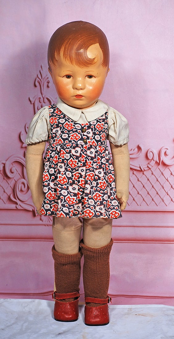 GERMAN CLOTH CHARACTER DOLL BY KATHE KRUSE (1 of 1)
