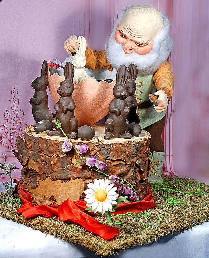 ANIMATED EASTER STORE WINDOW DISPLAY FROM THE HUDSON DEPARTMENT STORE (1 of 3)