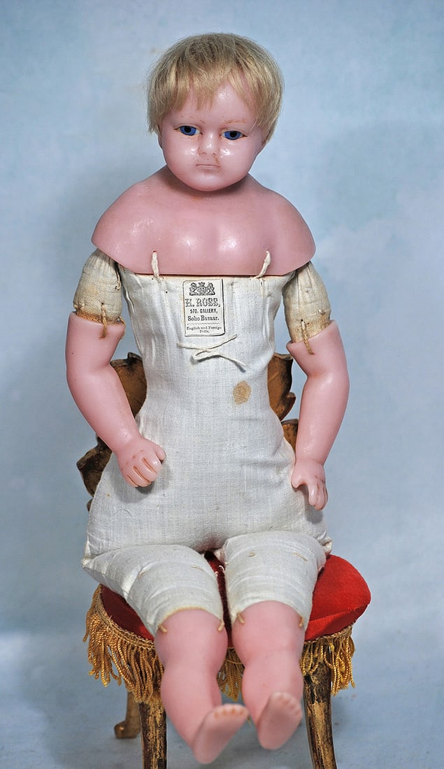 ENGLISH POURED WAX DOLL (1 of 2)