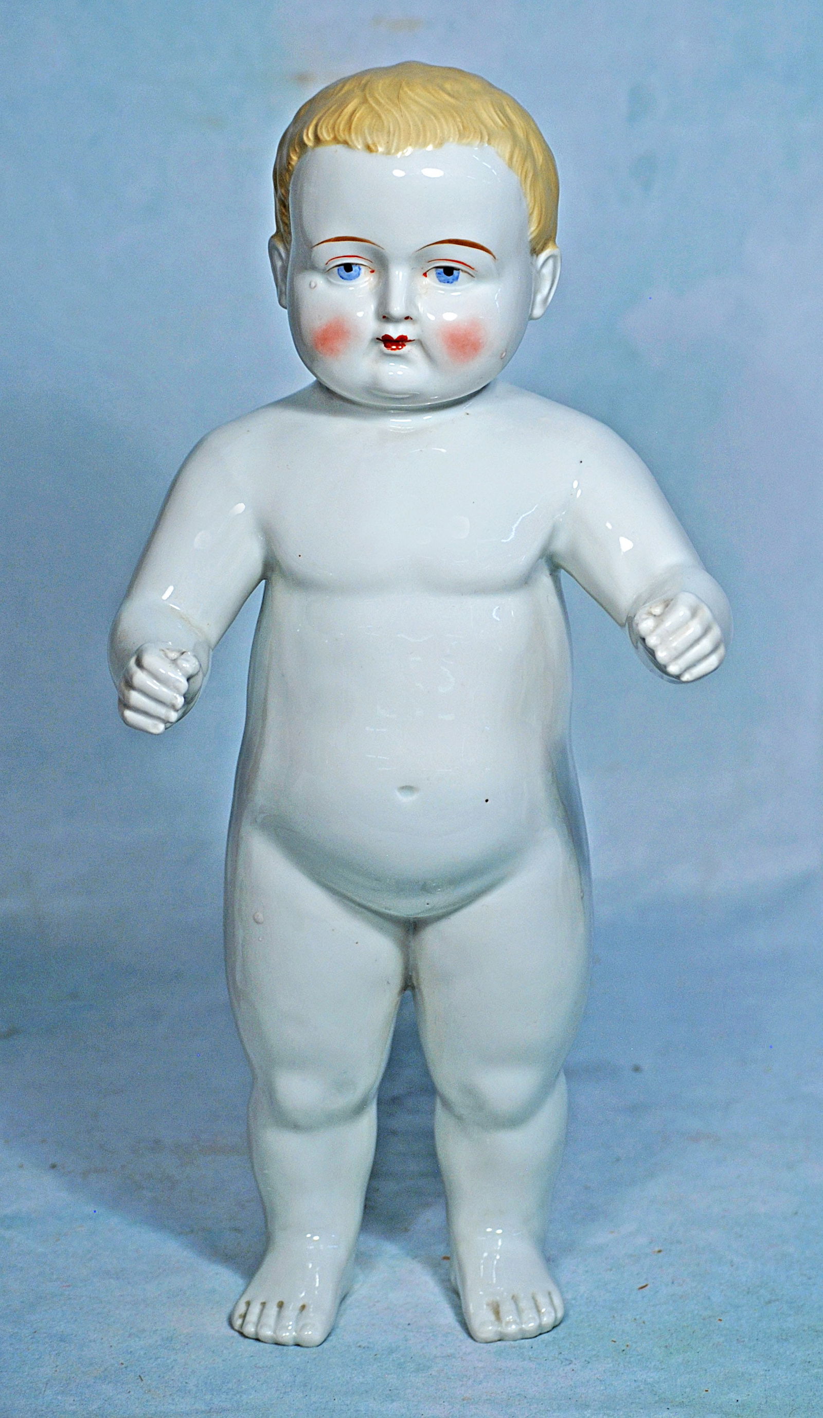 LARGE GERMAN PORCELAIN DOLL KNOWN AS “FROZEN CHARLIE” (1 of 1)