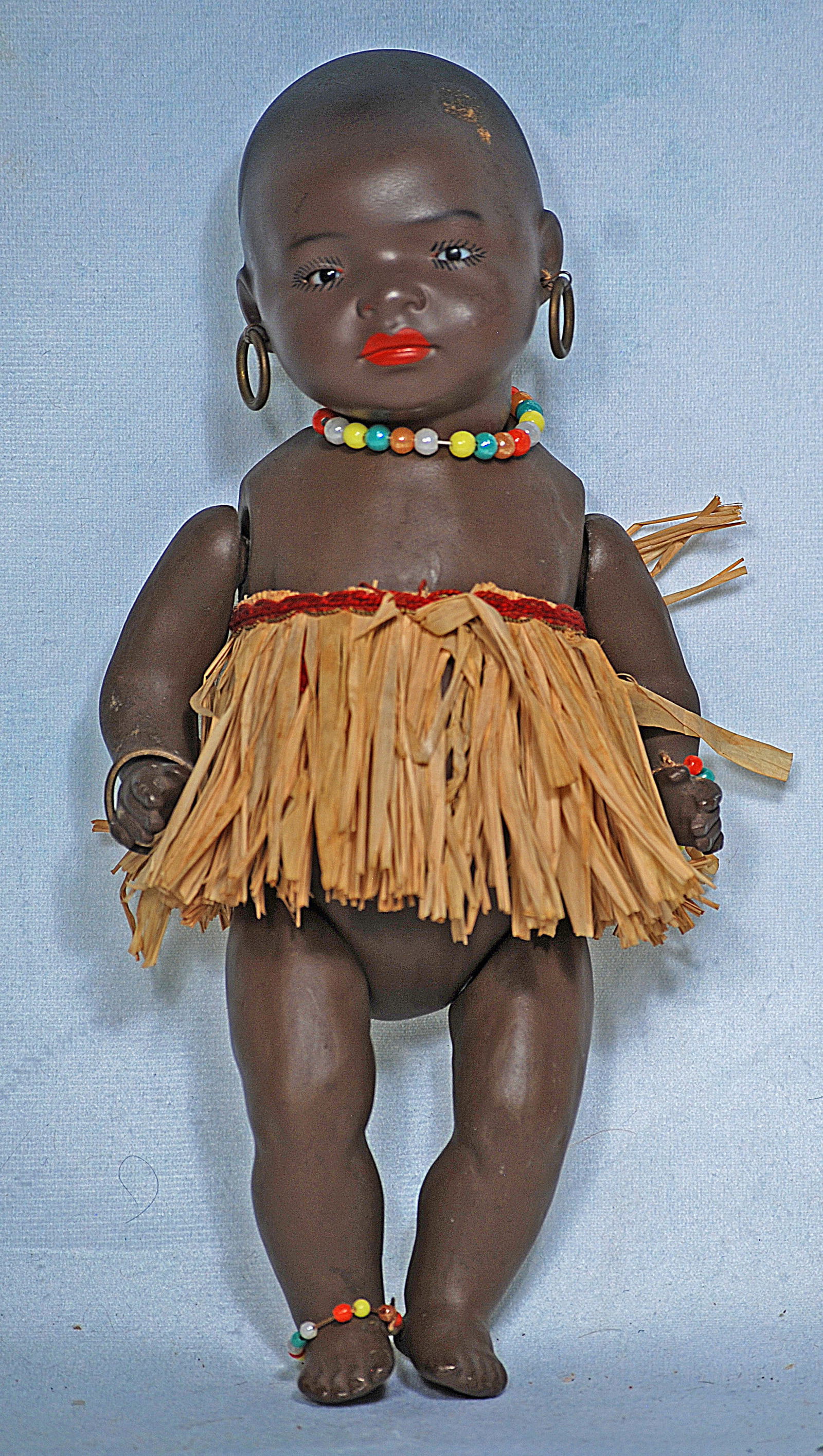 BROWN GERMAN BISQUE CHARACTER BY ERNST HEUBACH. (1 of 1)