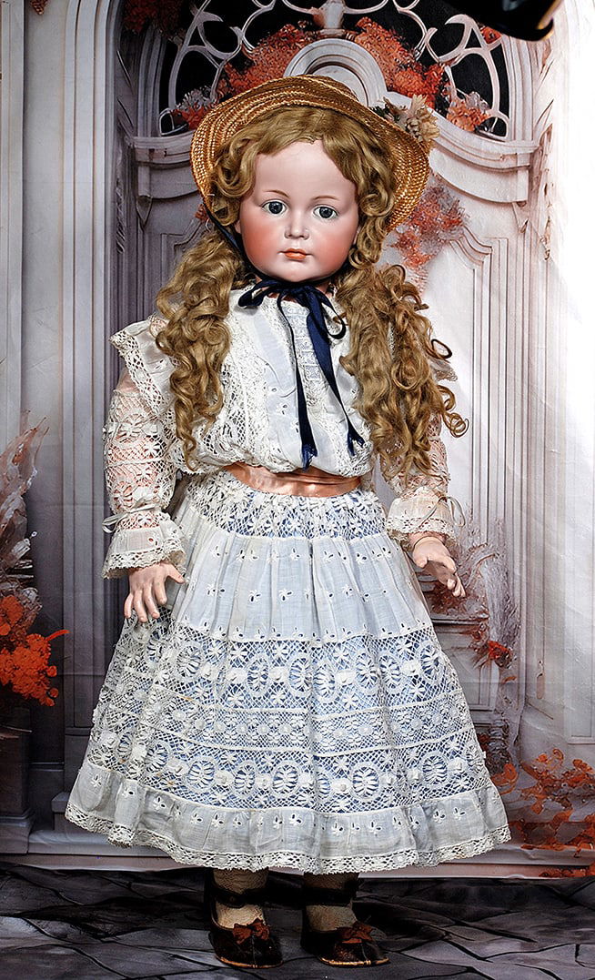 OUTSTANDING, 34-INCH, GERMAN BISQUE  ìMEIN LIEBLINGî CHILD BY KAMMER AND REINHARDT. (1 of 2)