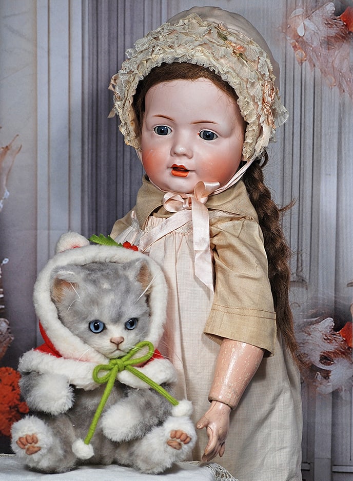 R. JOHN WRIGHT ;SNOWBALL THE CHRISTMAS KITTEN, ARTIST PROOF #3. (1 of 2)