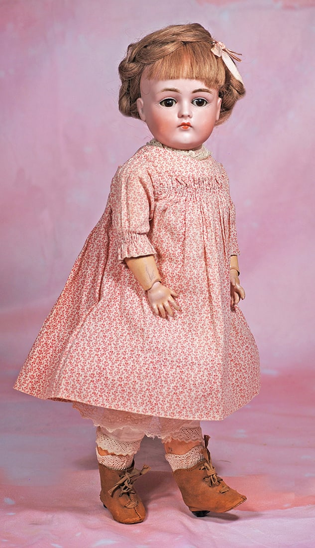 GERMAN BISQUE CLOSED MOUTH DOLL, 169, BY KESTNER. (1 of 2)