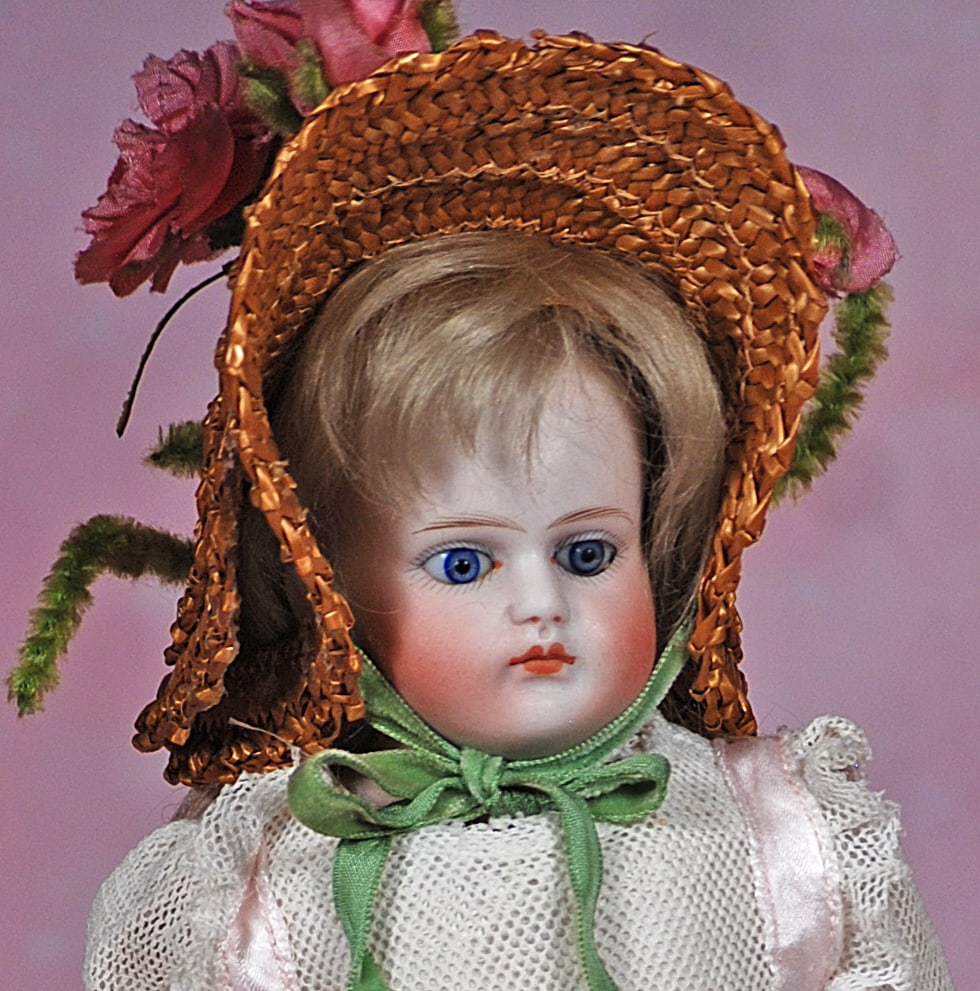 GERMAN BISQUE CLOSED MOUTH DOLL., (1 of 2)