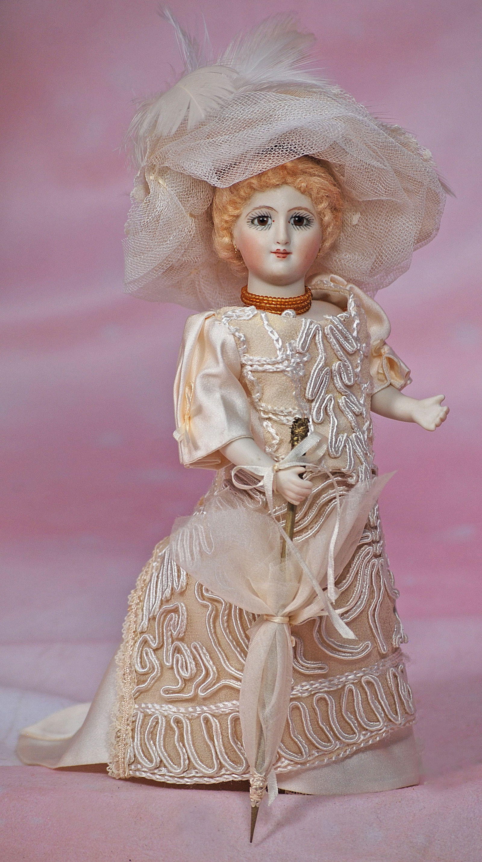 ALL-BISQUE FASHION DOLL BY CATHY HANSEN. (1 of 1)
