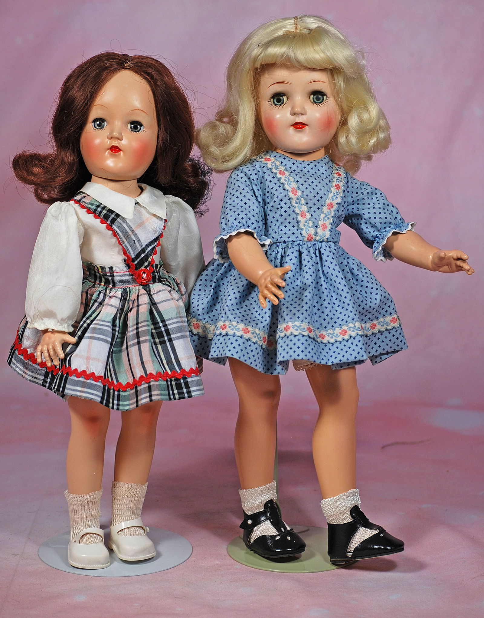 TWO HARD PLASTIC TONI DOLLS BY IDEAL (1 of 1)