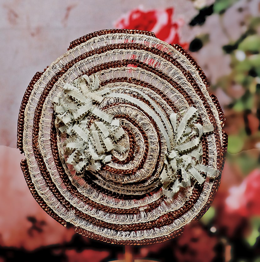 ANTIQUE DOLL BONNET (1 of 1)