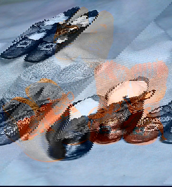 THREE PAIR OF DOLL SHOES (1 of 1)