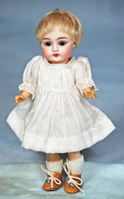 TINY GERMAN BISQUE DOLL, 143, BY KESTNER