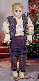GERMAN BISQUE DOLL KNOWN AS “AMERICAN SCHOOL BOY” (1 of 2)