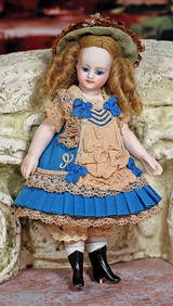 FRENCH ALL-BISQUE MIGNONETTE WITH PAINTED BLACK BOOTS (1 of 1)