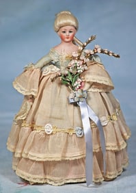 GERMAN BISQUE SIMON AND HALBIG LITTLE WOMEN DOLL