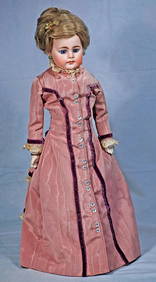 GERMAN BISQUE CLOSED MOUTH DOLL BY MYSTERY MAKER (1 of 2)