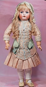 GERMAN BISQUE CHILD DOLL BY KAMMER AND REINHARDT