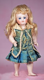 GERMAN ALL-BISQUE MINIATURE DOLL WITH BARE FEET BY KESTNER