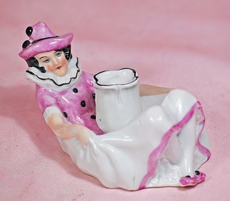 GERMAN PORCELAIN FIGURAL NOVELTY DISH BY Volkstedter
