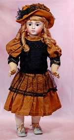 SONNEBERG BISQUE CLOSED MOUTH DOLL BY MYSTERY MAKER