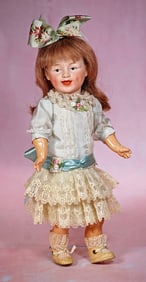 PETITE GERMAN BISQUE LAUGHING CHILD BY GEBRUDER HEUBACH