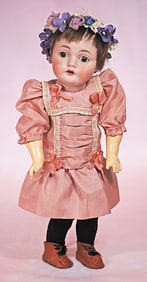 PETITE GERMAN BISQUE CHARACTER, 143, BY KESTNER