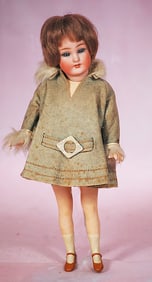 GERMAN BISQUE FLAPPER DOLL BY SIMON AND HALBIG